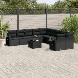 vidaxl-11-cz-zestaw-wypoczynkowy-do-ogrodu-poduszki-czarny-rattan-pe