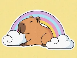 malowanie-po-numerach-kapibara-i-tecza-kids