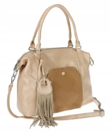 torebka-damska-kuferek-shopper-a4-na-ramie-z-fredzlami-pasek-mc688-bezowa