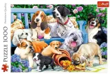 puzzle-1000-psy-w-ogrodzie-trefl