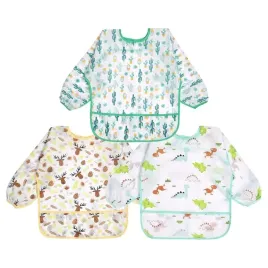 3szt-sliniaczki-dla-dzieci-z-rekawami-miekkie-chlonne-sliniaki-sliniak