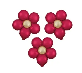 balony-foliowe-kwiaty-czerwony-matowy-45-cm-3-szt-baby-shower-urodziny