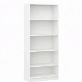 regal-drewniany-bialy-185x60-z-5-polkami-na-ksiazki-zabawki-biuro-pokoj