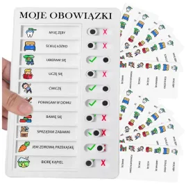 tablica-lista-obowiazkow-motywacyjna-dla-dzieci-po-polsku-10-arkuszy