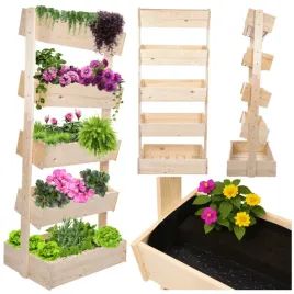 drewniany-kwietnik-pionowy-187-cm-5-polek-impregnacja-bezbarwna-rosliny-eco