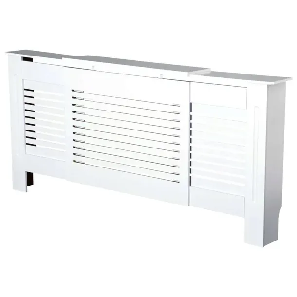 Osłona Maskownica Grzejnika Biała Obudowa Kaloryfer Grzejnik MDF 140-205cm