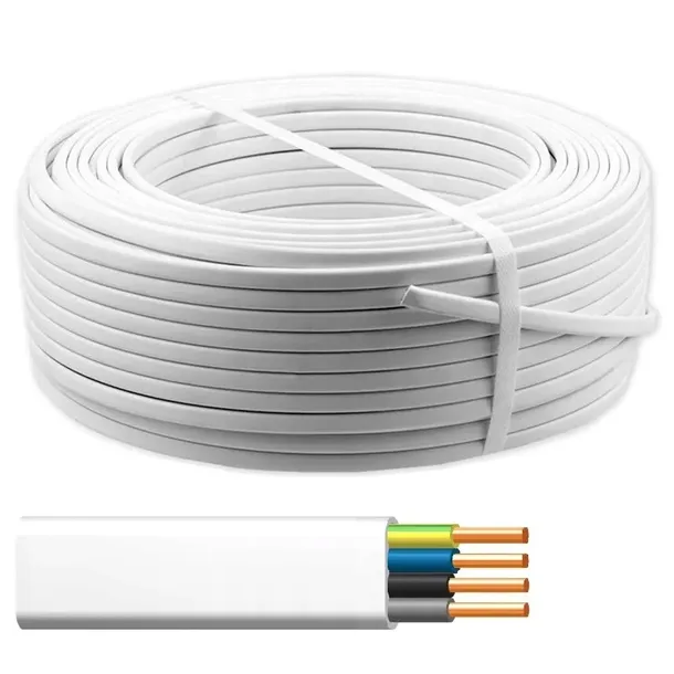 PRZEWÓD PŁASKI KABEL YDYp 4x1,5 750V 100m