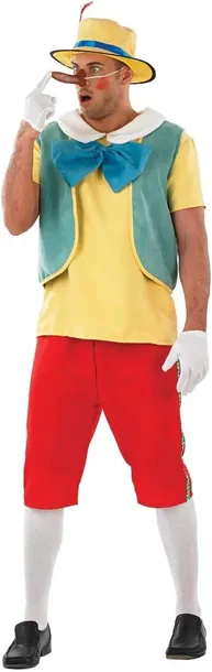 KOSTIUM PRZEBRANIE PINOKIO BAJKA MARIONETKA HALLOWEEN STRÓJ IMPREZA L BAL