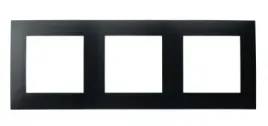 ramka-potrojna-czarny-metalik-ospel-szafir