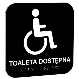 tabliczka-braill-toaleta-dostepna-10x10-cm-czarna-or-braille-dla-niewidomych