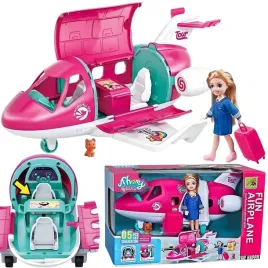 lalka-dla-dziewczynek-w-samolocie-z-pieskiem-akcesoriami-walizka-bagaz