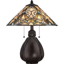 lampa-stolowa-tiffany-brazowa-kremowa-niebieska-india-e27-60w-quoizel
