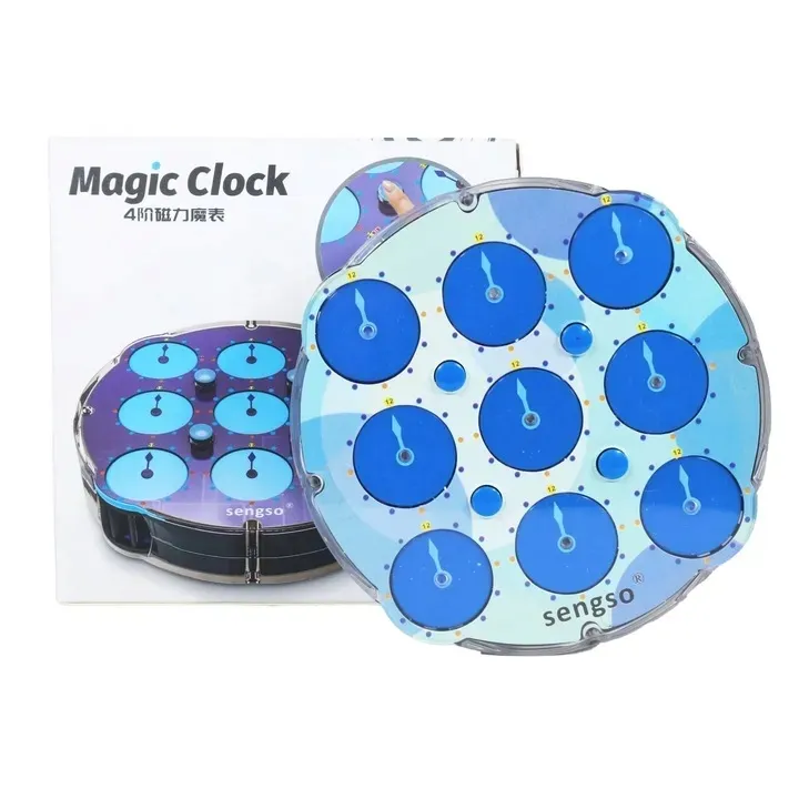 sengso-4x4-magnetic-clock-blue