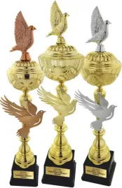 wysoki-metalowy-komplet-pucharow-zawody-lotow-golebi-pocztowych-pzhgp