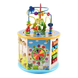 kostka-edukacyjna-wielofunkcyjna-dla-dzieci-sorter-zegar-labirynt-liczydlo