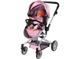 wozek-dla-lalek-2w1-gleboki-spacerowka-gondola-skladany-princess-torba