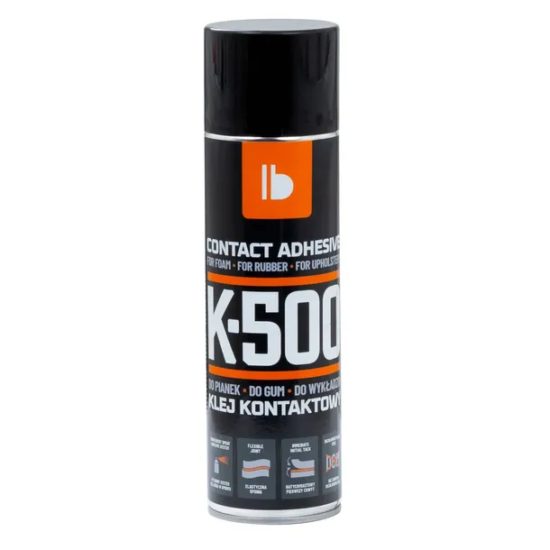Klej w sprayu montażowy uniwersalny Bitmat K-500 do pianek gum wykładzin