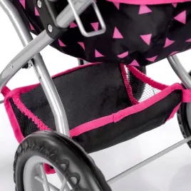 kinderplay-wozek-dla-lalek-gleboki-gondola-skladany-torba-regulowana-raczka