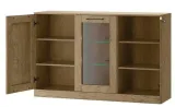 komoda-do-salonu-szynaka-meble-cozy-140-cm-trzydrzwiowa-dab-rustical-stan-nowy