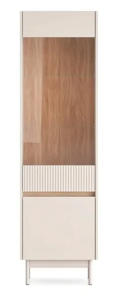 witryna-do-salonu-ml-meble-dunea-55-cm-dwudrzwiowa-stojaca-kaszmir-kolekcja-dunea
