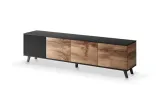 szafka-rtv-halmar-random-stojaca-200-cm-trzydrzwiowa-dab-wotan-stan-nowy