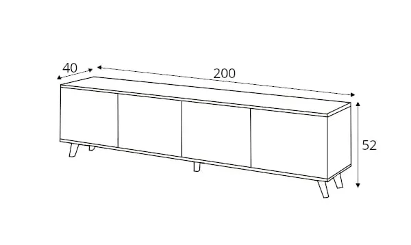szafka-rtv-halmar-random-stojaca-200-cm-trzydrzwiowa-dab-wotan-wysokosc-mebla-52-cm