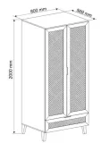 szafa-dwudrzwiowa-halmar-borneo-80-cm-z-szuflada-dab-artisan-plyta-mdf-liczba-drzwi-szafa-dwudrzwiowa