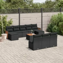 vidaxl-11-cz-zestaw-wypoczynkowy-do-ogrodu-poduszki-czarny-rattan-pe