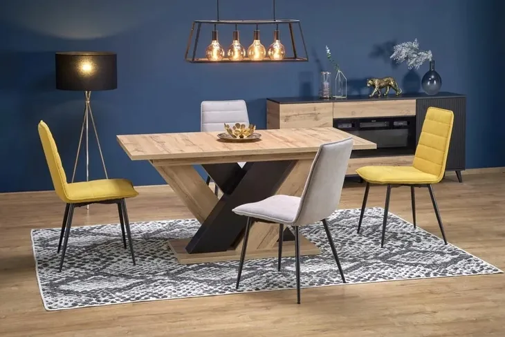 stol-rozkladany-halmar-brandon-160-200-cm-prostokatny-dab-wotan-czarny-srednica-1-cm