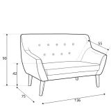 sofa-nordic-2-velvet-granatowy-stan-nowy