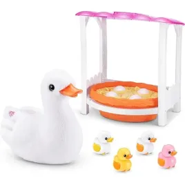 zuru-pets-alive-zestaw-interaktywna-mama-kaczka-pluszowa-mama-duck-dzieci