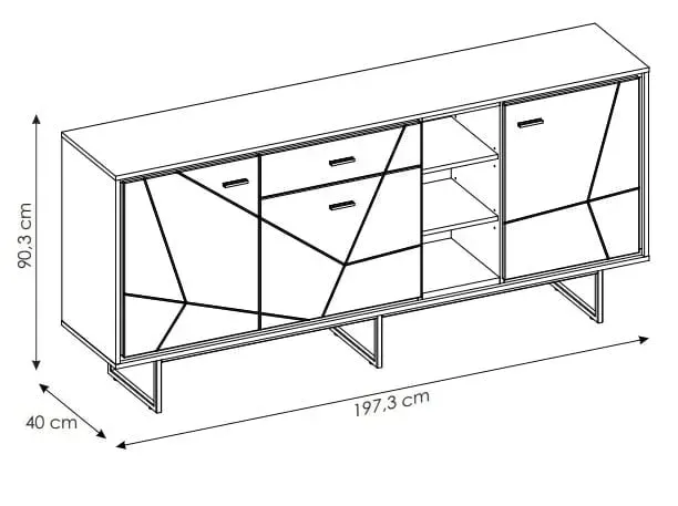komoda-do-salonu-meble-wojcik-brolo-197-cm-3-drzwi-1-szuflada-dab-bialy-kolekcja-brolo