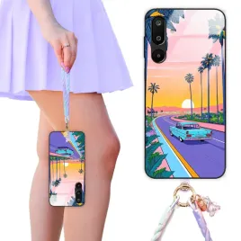 etui-do-samsung-m16-5g-case-z-polyskiem-or-smyczor-misor-pasteloveor-plants-wz