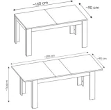 stol-rozkladany-meble-wojcik-ricko-160-200-cm-dab-coast-evoke-laminat-stan-nowy