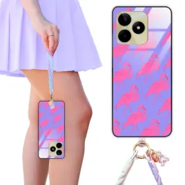 etui-do-realme-note-50-case-z-polyskiem-or-smyczor-misor-pasteloveor-plants-wz