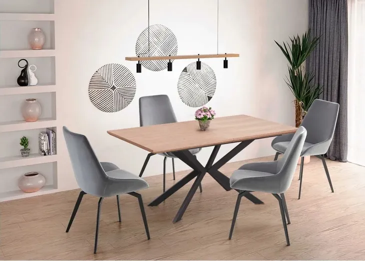 stol-rozkladany-halmar-legarto-160-200-cm-dab-naturalny-czarny-metalowy-marka-halmar