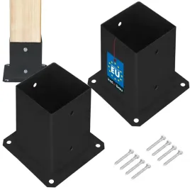 podstawa-slupa-drewnianego-przykrecana-do-betonu-stal-czarna-91x91-mm-2szt