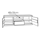 szafka-rtv-meble-wojcik-summer-150-cm-2-drzwi-szuflada-dab-sonoma-kolekcja-summer