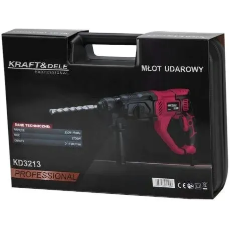 mlot-udarowy-2700w-sds-plus-kd3213-stan-nowy-zasilanie-sieciowe