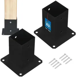 podstawa-slupa-drewnianego-przykrecana-do-betonu-stal-czarna-81x81-mm-2szt