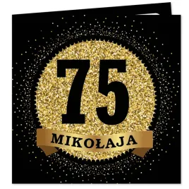 zaproszenie-na-75-urodziny-premium-color-czarny-imie-na-75-urodziny-