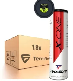 pilki-tenisowekarton-tecnifibre-x-one-18x4b