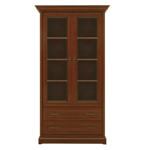 witryna-do-salonu-black-red-white-kent-110-cm-stojaca-kasztan-2-drzwi-kolekcja-kent