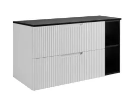biala-szafka-pod-umywalke-wiszaca-80-cm-regal-czarny-ryflowana-2-szuflady