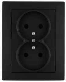 gniazdo-podwojne-z-uziemieniem-czarne-podtynkowe-wesa-lc-16c