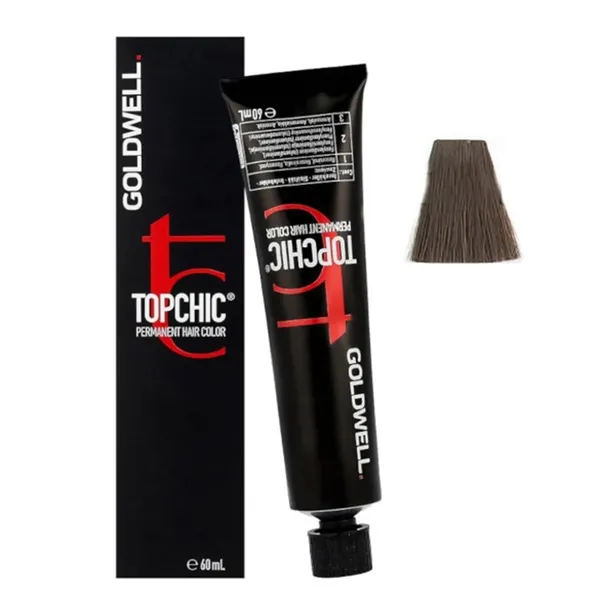 Goldwell Topchic 6NA trwała farba 60 ml naturalny popielaty ciemny blond