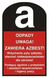 znak-bezpieczenstwa-odpady-uwaga-zawiera-azbest-format-10x15cm-10szt