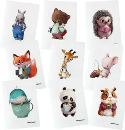 zeszyt-a5-60k-kratka-pp-cute-narcissus-mis-lis-zwierzeta-zyrafa-myszka