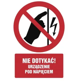 tablica-znak-bhp-nie-dotykac-urzadzenie-pod-napieciem-21x30cm-pcv-1mm