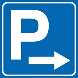 tabliczka-parking-oznaczenie-parkingu-p-20x20cm-w-prawo-pcv-1mm